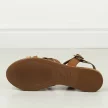 Brązowe skórzane sandały damskie Potocki 64008