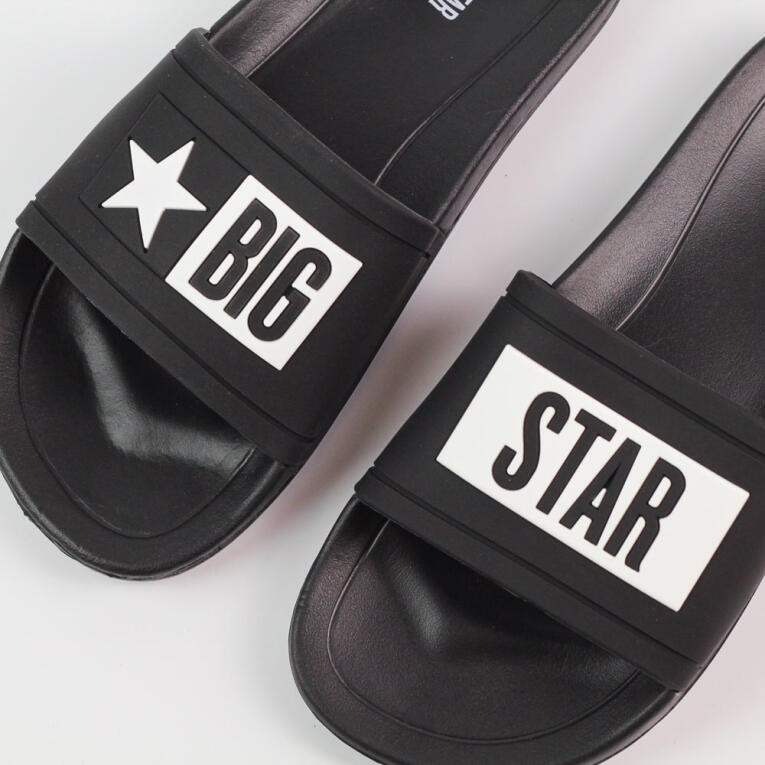 Czarne klapki męskie BIG STAR DD174699