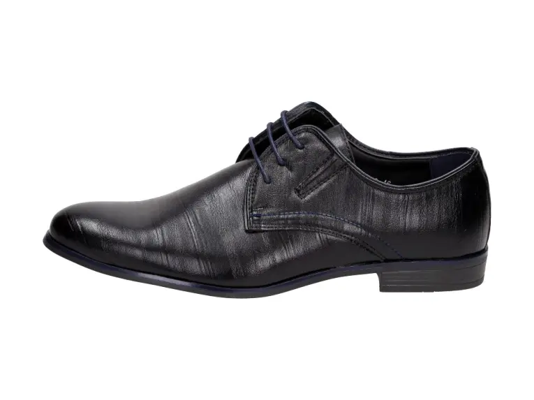 Czarne pantofle, buty męskie Badoxx 330