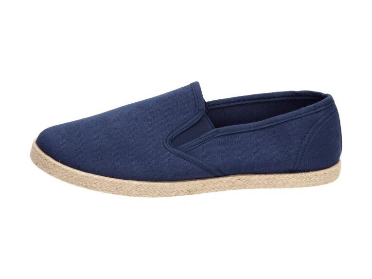 Slip On Granatowe tenisówki męskie Wishot 166