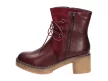 Bordowe botki damskie Sabatina Dm19-122