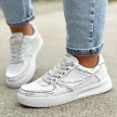 Białe sportowe buty damskie VINCEZA 8785 WT