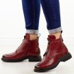 Czerwone botki damskie Jezzi 2501-1