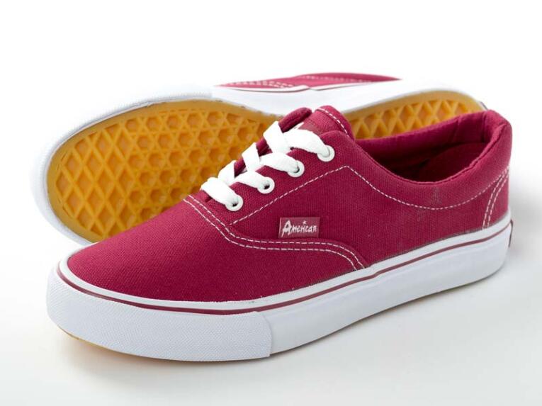 -40% Markowe trampki bordowe American Club 63v