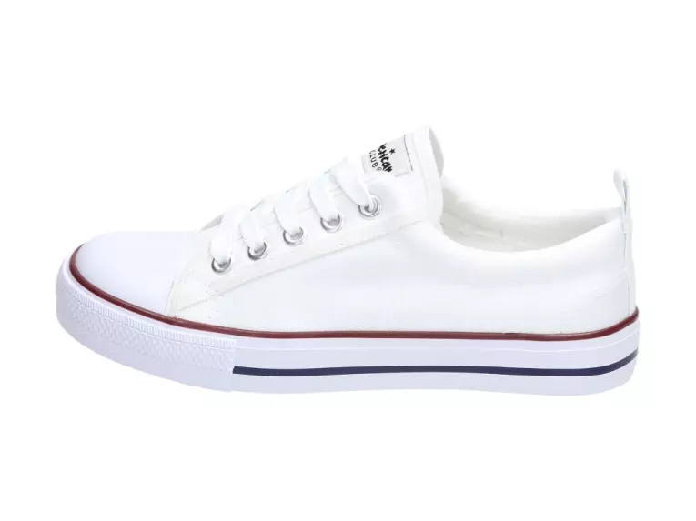 Białe trampki dziecięce American Lh18-dsln01