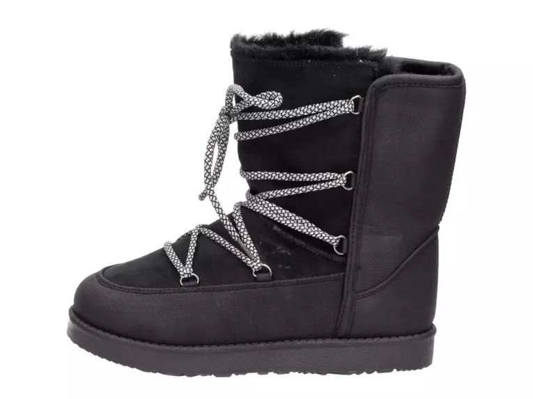 Ciepłe śniegowce damskie Kylie Crazy 503 Negro