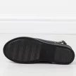 Czarne skórzane sandały damskie na koturnie Filippo Ds6069/24