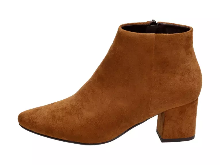Botki damskie na obcasie Vinceza 10561 Camel