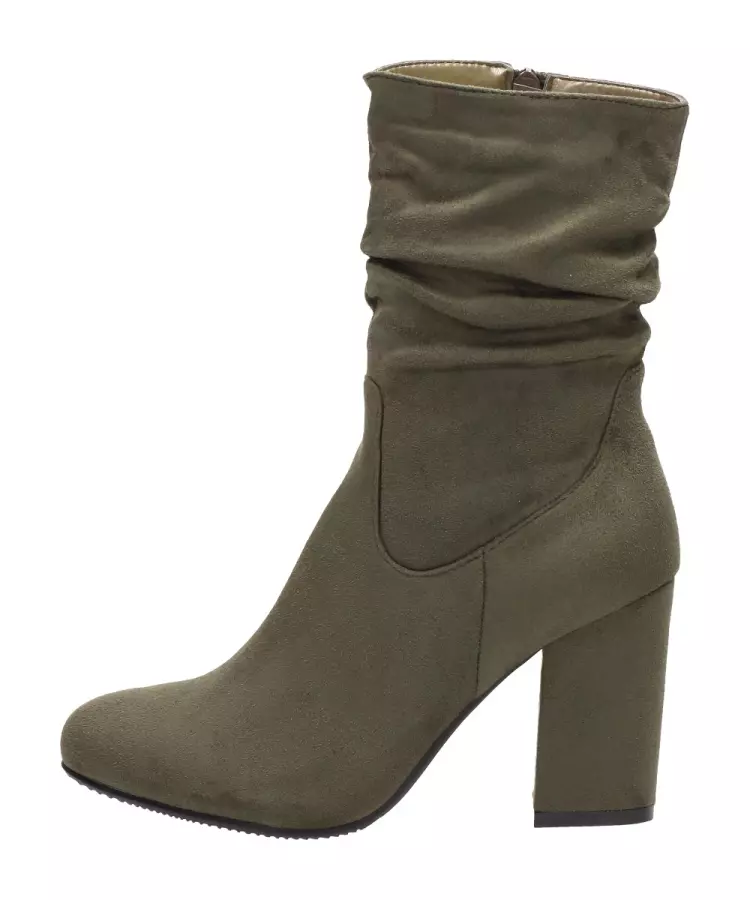 Kozaki damskie S.Barski 36-14 Khaki