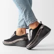 Sneakersy damskie S.BARSKI 94495 BK/BK SKÓRA
