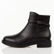 Czarne skórzane botki damskie Sergio Leone Bt25702S