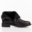 Czarne skórzane botki damskie Sergio Leone Bt25702S