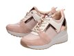 Różowe sneakersy półbuty damskie VINCEZA 10606