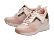 Różowe sneakersy półbuty damskie VINCEZA 10606