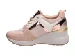 Różowe sneakersy półbuty damskie VINCEZA 10606