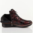 Bordowe skórzane botki damskie Cambell 40317