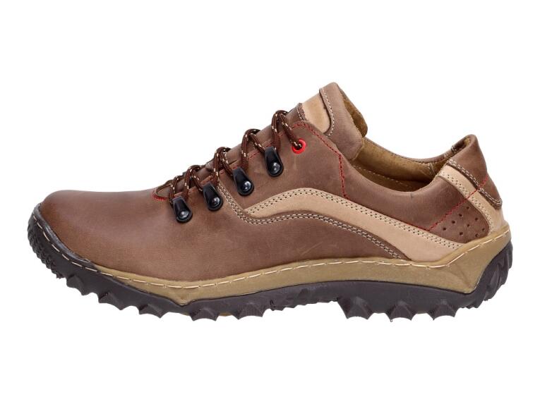 Polskie buty męskie Mario 268br Trekking Skóra