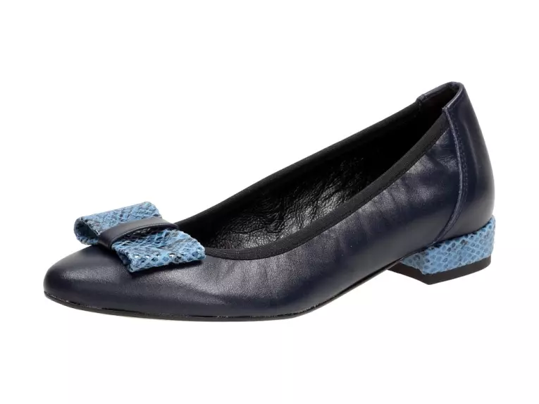 Polskie baleriny damskie Suzana 4024b Granat