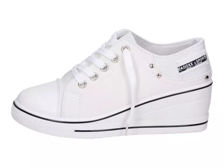 -30% Białe trampki koturn koturny Xcore 6921