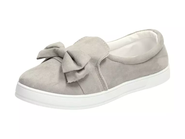 Slip On Szare tenisówki damskie Balada  B781-5