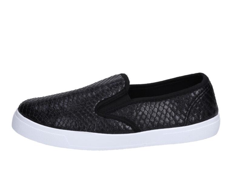 Slip On Tenisówki eko skóra Wishot 068 Bk
