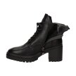 Czarne botki damskie na obcasie, workery VINCEZA 10813 PU