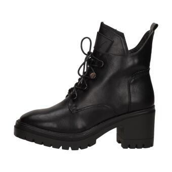 Czarne botki damskie na obcasie, workery Vinceza 10813 Pu