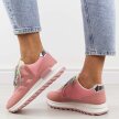 Różowe sneakersy damskie na platformie Potocki 16311