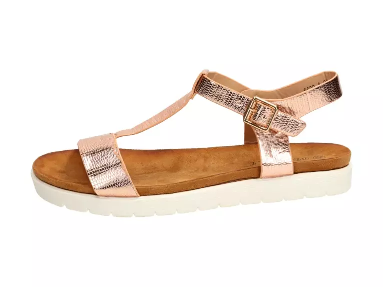 Szampańskie sandały, buty damskie 9022