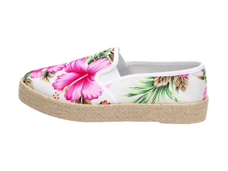 Slip On Różowe tenisówki damskie Wishot 127fl