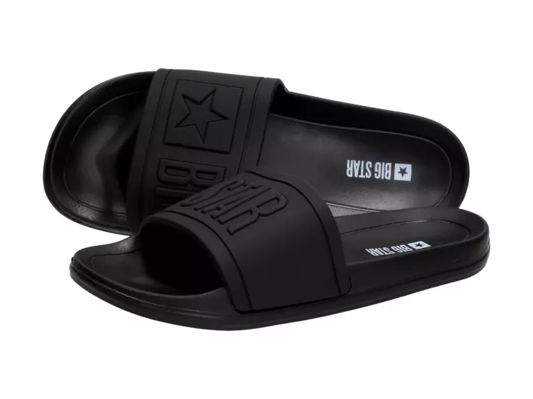Czarne klapki dziecięce BIG STAR DD374157