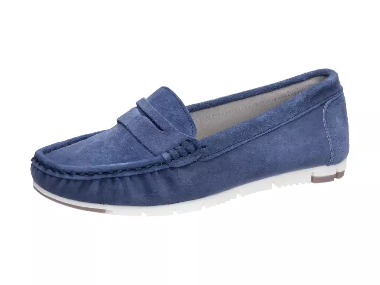 Niebieskie mokasyny damskie Filippo Dp639