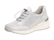 Srebrne sneakersy damskie VINCEZA 8702 SKÓRA