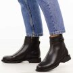 Czarne skórzane botki damskie Filippo Dbt7357/25