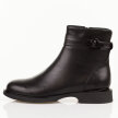 Czarne skórzane botki damskie Filippo Dbt7357/25