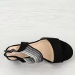 Czarne sandały damskie Sergio Leone Sk867 Mic