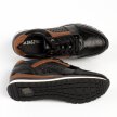 Czarne sneakersy damskie, półbuty M.DASZYŃSKI 2169-4